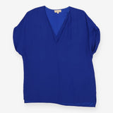 Blouse cobalt blue sleeveless