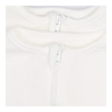 Sleepsuits Ribbed White 2 Pack
