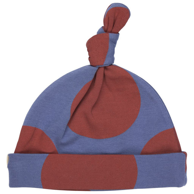 Knotted Hat Giant Spot - Orange/Blue