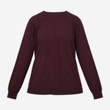 Jumper Crew Neck Fine Knit Purple