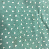 Mint spot elephant applique tee