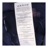 Trousers Navy Floral Print Over Bump Jersey Organi