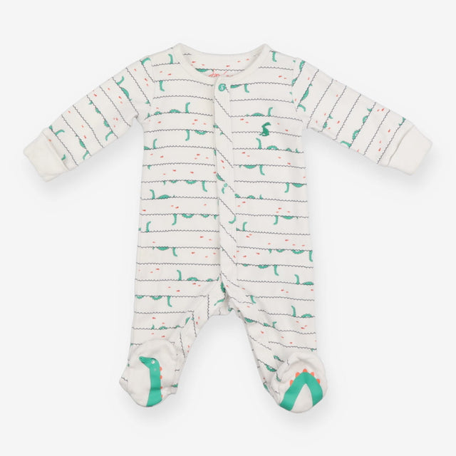 White Nessie sleepsuit