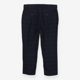 Navy Check Avery Petite Trousers Pants