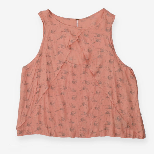 Sleeveless Blouse Coral