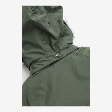 Parka Coat Khaki with Pink Fleece Lining