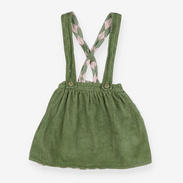 Green Argyll Reversible Pinafore