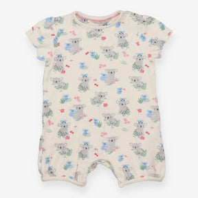 White Koalas Romper