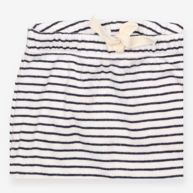 Leggings white small blue stripe