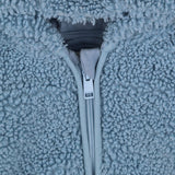 Fleece zip up hoodie blue