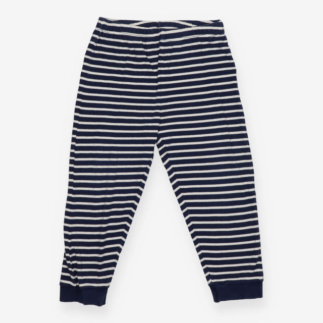 Joggers navy and white striped 