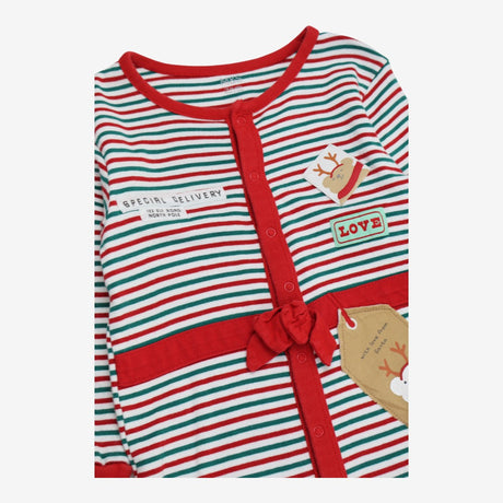 Sleepsuit Striped Christmas Special Delivery