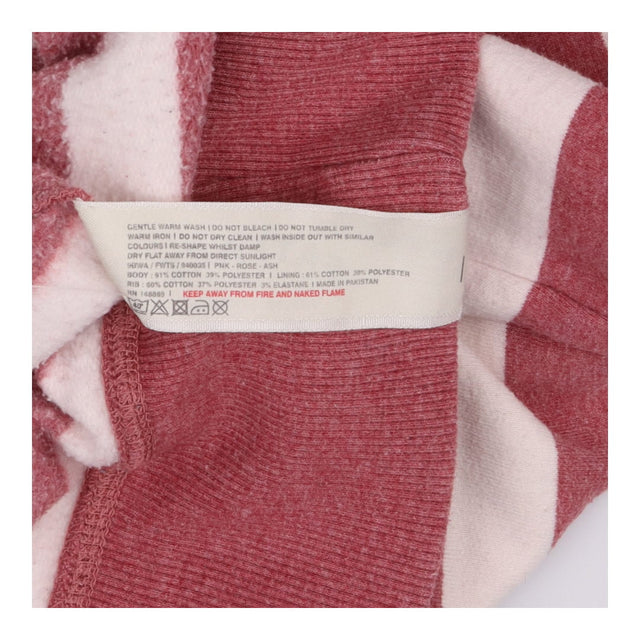 Hoodie Striped Pullover Pink