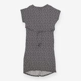 Dress black and white nursing - maternity