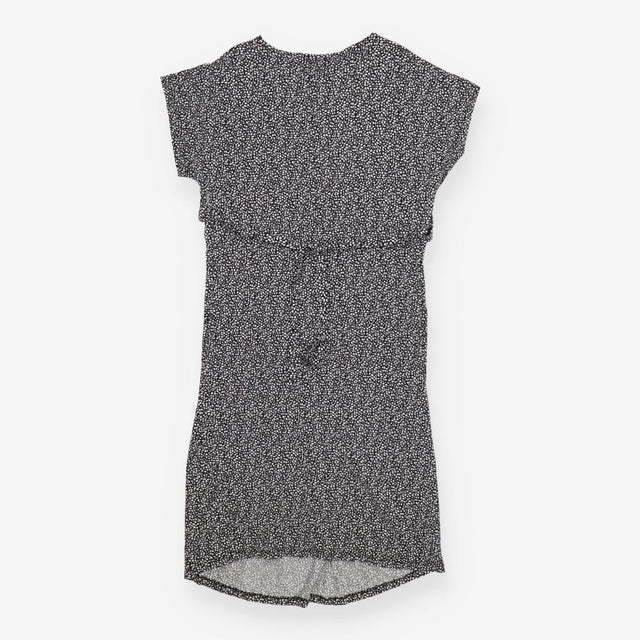 Dress black and white nursing - maternity