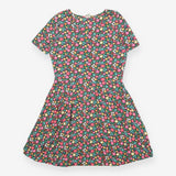 Frugi Women’s Navy Flowers Skater Dress