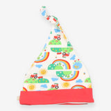 Baby Tie Knot Hat Rainbow Farmland