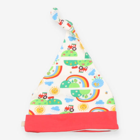 Baby Tie Knot Hat Rainbow Farmland
