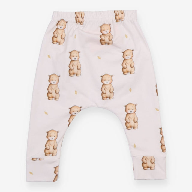 Leggings White with Teddy Bears