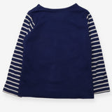 T-Shirt Long Sleeve Navy Stripe Hedgehog Witches