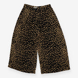 Animal‑Print Wrap Trousers