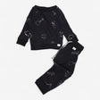 2 piece jersey joggers and jumper black gardening 