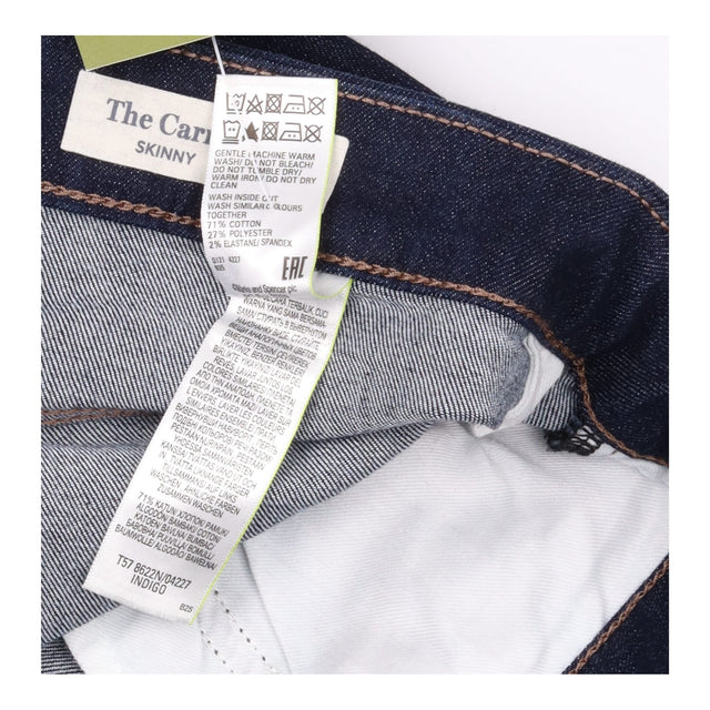 Jeans Dark Indigo High Waisted Skinny Denim