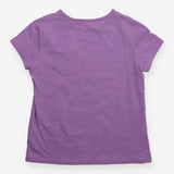 Purple t-shirt with heart pocket