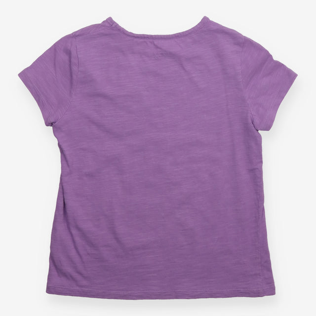 Purple t-shirt with heart pocket
