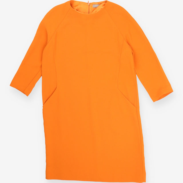 Burnt Orange 3/4 Sleeve Dress