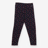 Terre De Marins Leggings black with white red blue