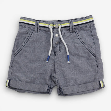 Shorts Blue with Yellow and White Waist Band