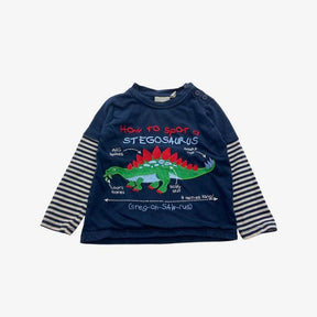 Blue Stegosaurus T-shirt