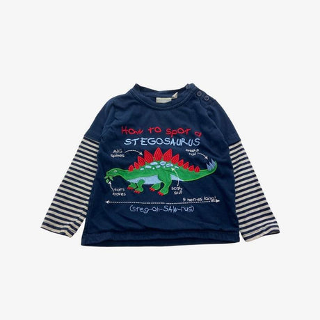 Blue Stegosaurus T-shirt