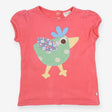 T-Shirt Pink with Chicken Applique