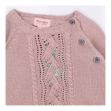 Dusty pink knit sweater