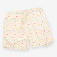 Shorts pull on cream rainbow spotted