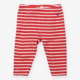 Red Striped Leggings
