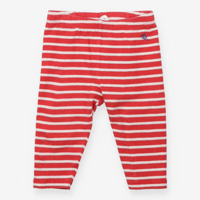 Red Striped Leggings