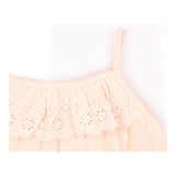 Waffle Rompers Light Teal and Peach 2-Packs
