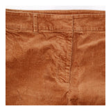 Trousers Tan Brown Corduroy Wide Leg Flare Cotton 