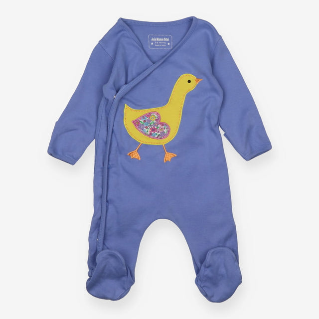 Blue Sleepsuit with Yellow Duck