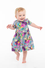 Skater Dress Lilac Hummingbird