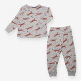 Pyjama Grey with Tigers, Stars and Mousse