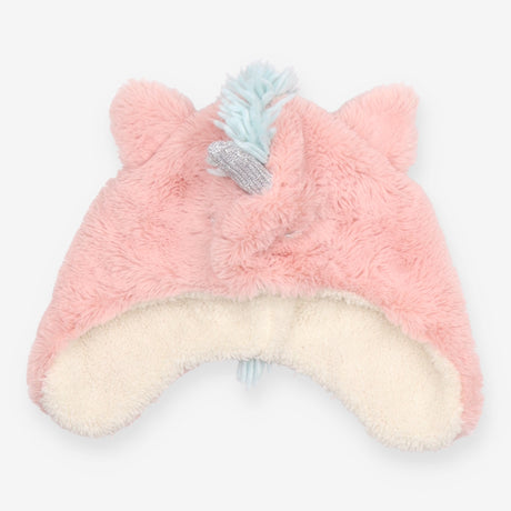Hat Fleece Pink Unicorn