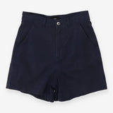 Chino short navy cotton