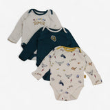Bodysuits Long Sleeve Harry Potter 3-Pack