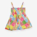 Blouse multi floral patchwork
