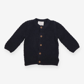 Navy Knit Cardigan