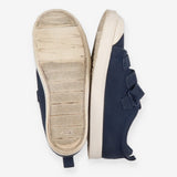 Trainers Navy Canvas Velcro Straps